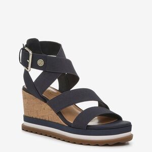 Unisa Women's Navy Wedge Sandals